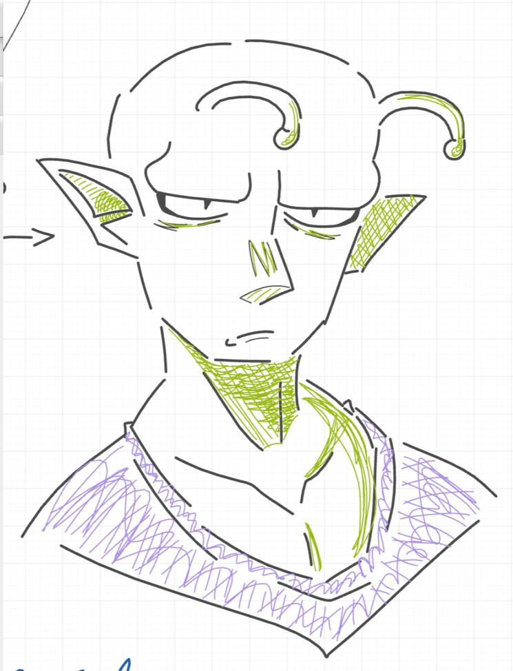 Piccoro, "Piccoro? With an r?" Yup, that's how he's called in the español latino dub